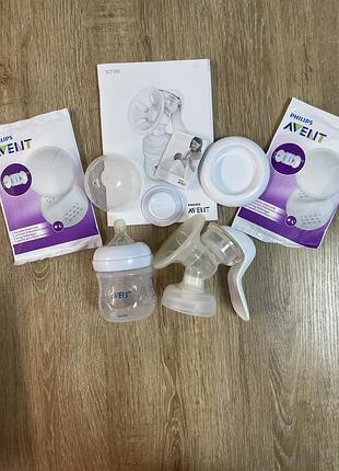 Молоковідсмоктувач механічний philips avent scf 330