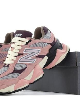 New balance 9060 pink purple overdye кроссовки