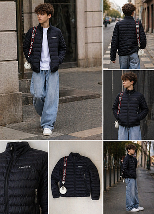 Куртка лёгкая мужская подростковая oversize street style весна осень