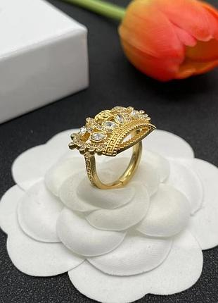 Кільце версаче crown medusa люкс якість