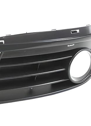 Решетка бампера volkswagen golf 5 combi/jetta 5 2007-2010, с отв. п/тум., правая, без реснички, avtm, 1k0853666e9b9, 9544 994