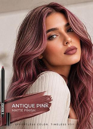Олівець для губ il makiage waterproof lipliner antique 501 | новий | європа