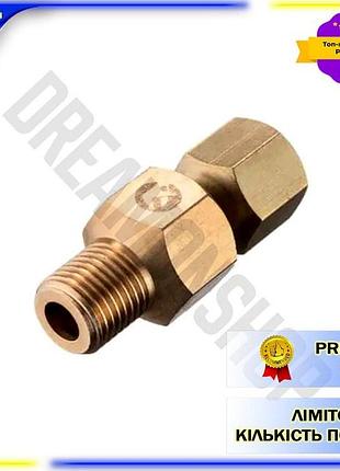 Dm шарнир поворотный intertool спецификация 2.2 1/4" внутренняя и наружная резьба для пневмоинструмент spe|lz