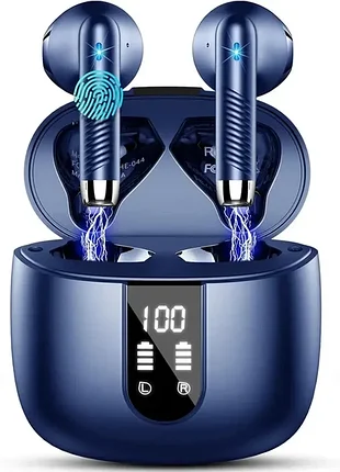 Bluetooth-навушники drsaec j55 чіткий звук, 4 мікрофони enc та до 48 годин прослуховування