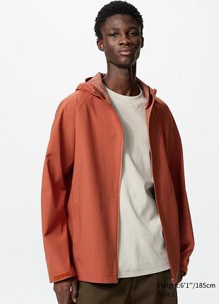 Парка ветровка blocktech uniqlo