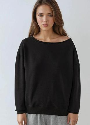 Женский свитшот elle nor (xl / 48-50) с открытыми плечами
