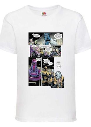 Футболка детская люди икс (x-men 008) белая, 98-104-116-128-140-152-164 размер