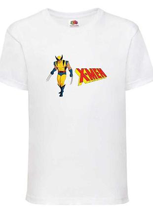 Футболка детская люди икс (x-men 003) белая, 98-104-116-128-140-152-164 размер