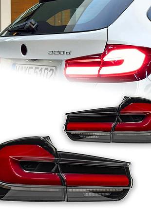 Светодиодные задние фонари 3d для bmw 3 серии f31 touring (2013–2018), стиль g20, с drl