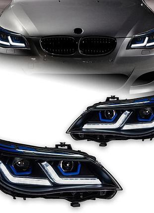 Светодиодные передние фары для bmw 5 серии e60 (2003–2009)