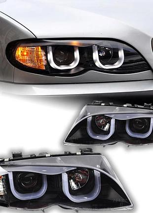 Светодиодные передние фары для bmw 3 серии e46 (2001–2006)