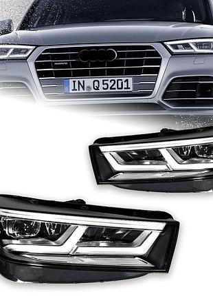 Передние светодиодные фары (левая и правая) для audi q5 fy (2018–2020)