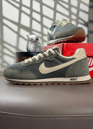 Чоловічі кросівки nike md runner 2 olive grey beige