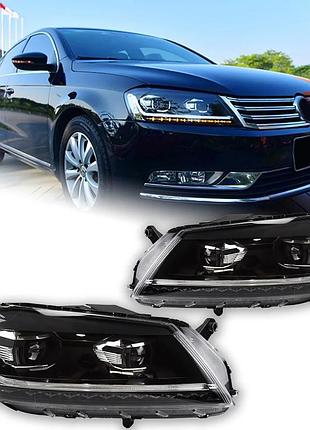 Передние фары для volkswagen passat b7 (2012–2015) — led magotan projector