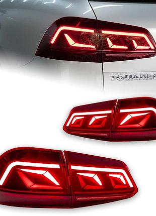 Задні ліхтарі для volkswagen touareg (2011–2017) — led з динамічним сигналом