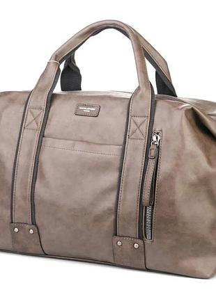 Сумка саквояж дорожный таупе david jones 3960 d.taupe