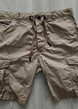 Шорты летние diesel application cargo 100% cotton размер 32, состояние отличное