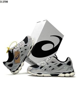Кросівки asics gel-nyc gray (сірі)