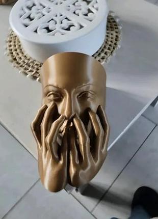 Женщина цветочный горшок 3