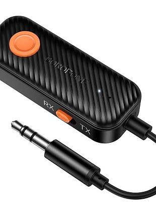 Модулятор borofone bc62 aux bluetooth приймач-приймач 140mah чорний abs пластик компактний