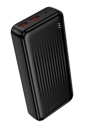 Power bank borofone bj80a clever 20000 mah 22.5w pd20w 4 usb-порти чорний для заряджання пристроїв