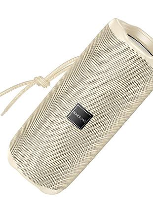 Колонка bluetooth borofone br100 мощность 10 вт высота 183 мм бежевый abs пластик fm-приемник слот для карты памяти