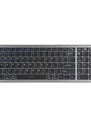 Беспроводная клавиатура jeqang jb-387 2.4g bluetooth dual-mode черный 99 клавиш abs пластик