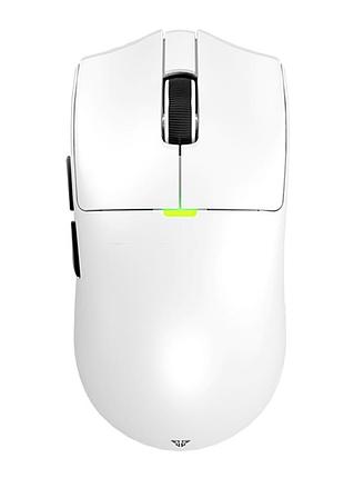 Бездротова ігрова миша fantech wg13 tanto 26000 dpi 58 г біла з rgb-підсвіткою і магнітною зарядкою