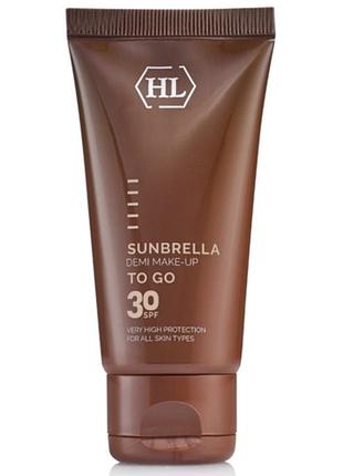 Сонцезахисний крем із тоном holy land cosmetics sunbrella spf 30 demi make-up