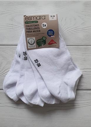 🧦290грн набір 5пар🧦
🛍у наявності🛍1уп 35-38рр
esmara білі шкарпетки