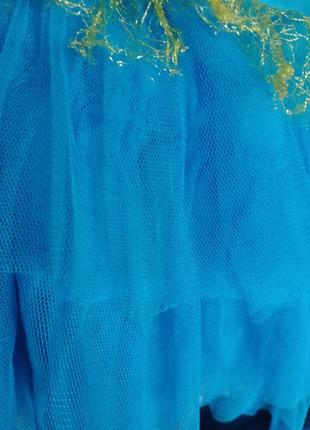 Нарядная фатиновая юбка 2-4 года.3 фото