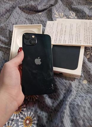 Iphone 13 на 128 гб в цвете midnight. 2