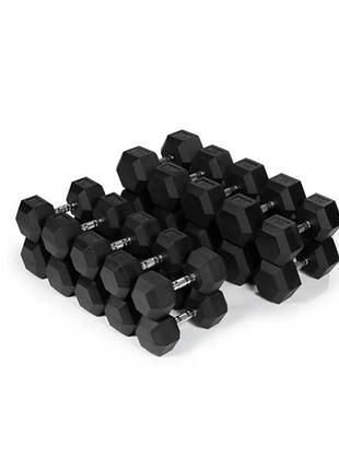 Гексагональний гантельний ряд generation fitness ff 51d2c-40/50kg (6 пар) 540 кг