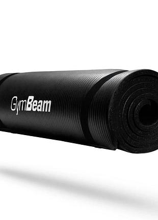 Килимок для фітнесу та йоги yoga mat black- gymbeam