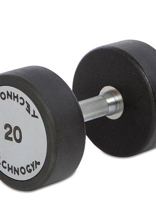 Гантель цілісна професійна technogym tg-20 кг