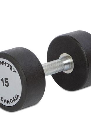 Гантель цілісна професійна technogym tg-15 кг