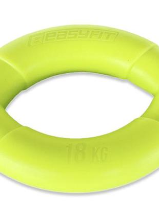 Эспандер кистевой easyfit elliptic 18 кг зеленый