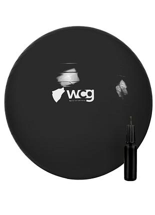 М'яч для фітнесу (фітбол) wcg 85 anti-burst 300кг графіт + насос