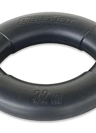 Эспандер кистевой easyfit elliptic 32 кг черный