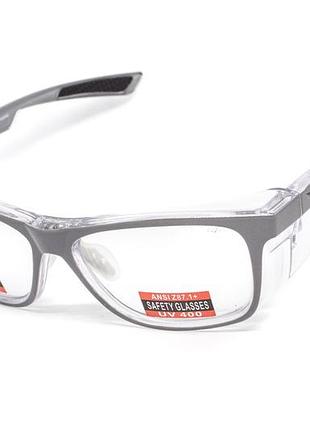 Спортивная оправа под диоптрии global vision rx-t сrystal gray (rx-able) (clear) прозрачные