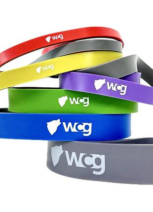Комплект из 6 резинок для тренировок и фитнеса wcg two colors резинка-эспандер