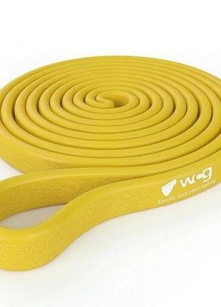 Фитнес-резинка wcg powerstrip level 2 (18 - 31 кг) — резиновая петля / эспандер для тренировок и подтягиваний