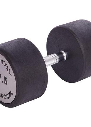 Гантель цельная полиуретановая technogym tg-37,5 кг
