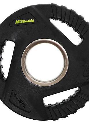 Диски для штанги md buddy ta-9649-1_25 51мм 1,25кг чорний