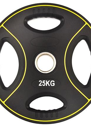 Олімпійський диск уретановий generation fitness ff51c4d-25 кг