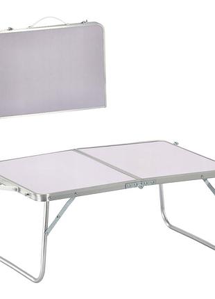 Стіл туристичний chomik garden line holmen 60x40x26,5см складаний білий