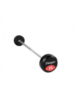 Пряма штанга з фіксованою вагою 25 кг generation fitness fds-22-25