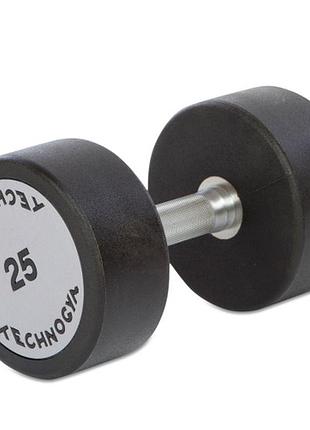 Гантель цілісна професійна technogym tg-25 кг