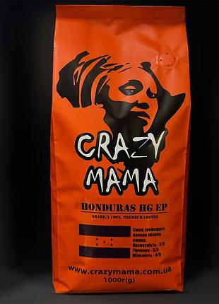 Кофе молотый crazy mama honduras hg ep 100% арабика 1 кг