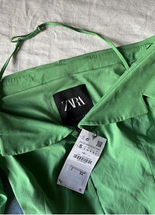 Новий зелений жакет з відкритими плечима від zara 4